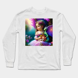 Dragon & Fairy (Friends) Long Sleeve T-Shirt